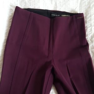 Purple high waisted pants